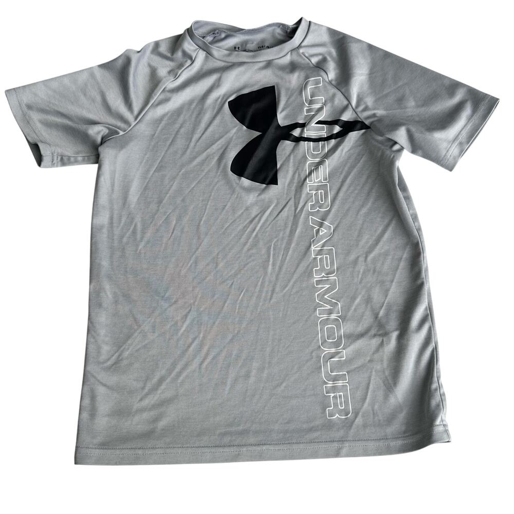 Under Armour Logo Short Sleeve Tee - Boys L